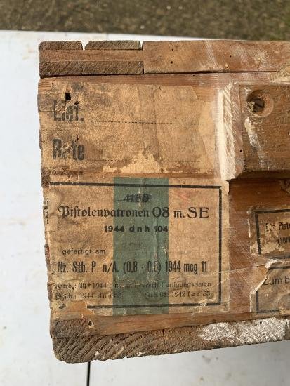 WW2 German Pistol Ammunition Crate — image 4