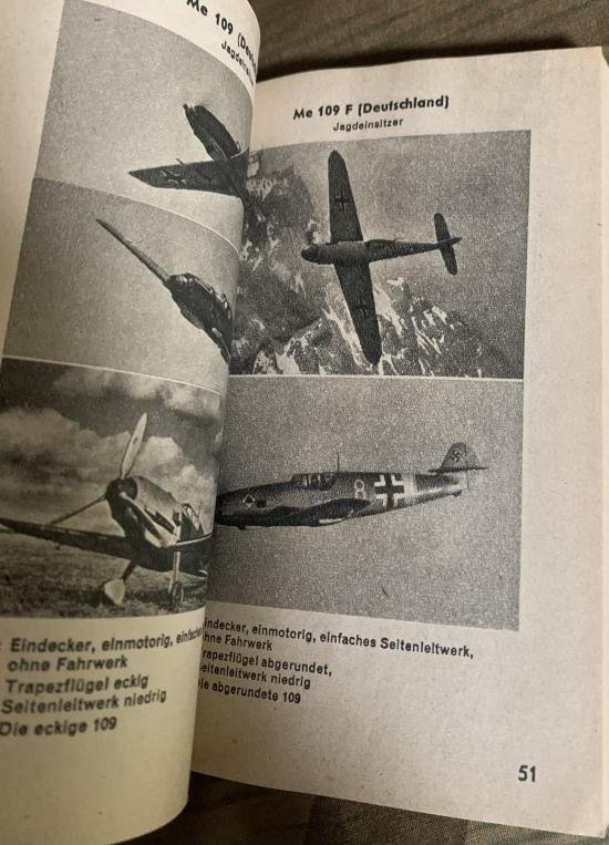 Rare German WW2 Aircraft Recognition Book — image 6