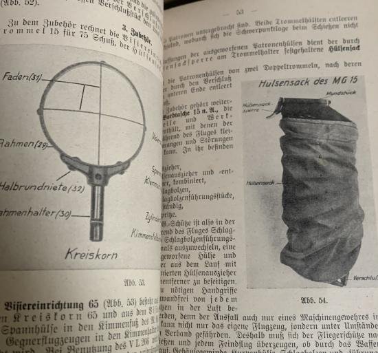 Rare Fliegerschutze German WW2 Luftwaffe Airgunner's manual — image 9