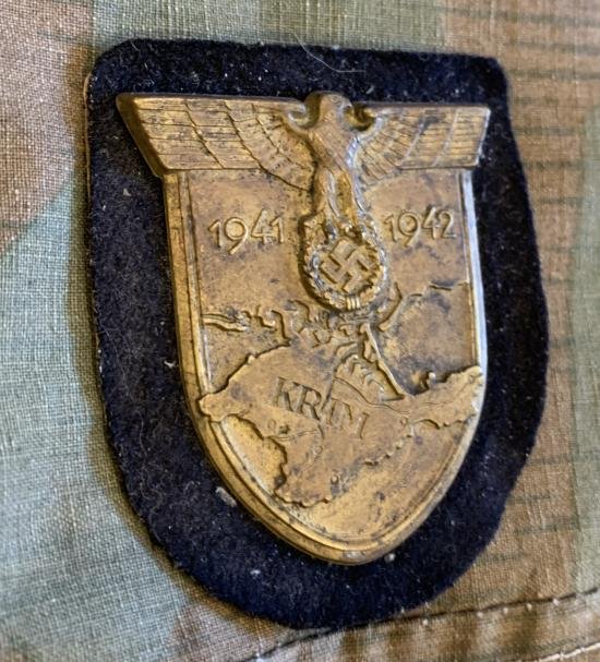 WW2 German Crimea Gold Badge — image 2