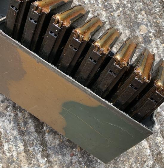 Camo MG13 magazine box complete — image 4