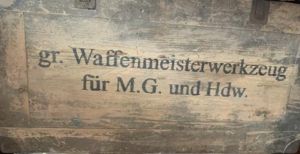 Rare Large Waffenmeister Armourer's Tool Chest