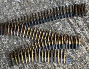Inert German ZB37 Ammo belt