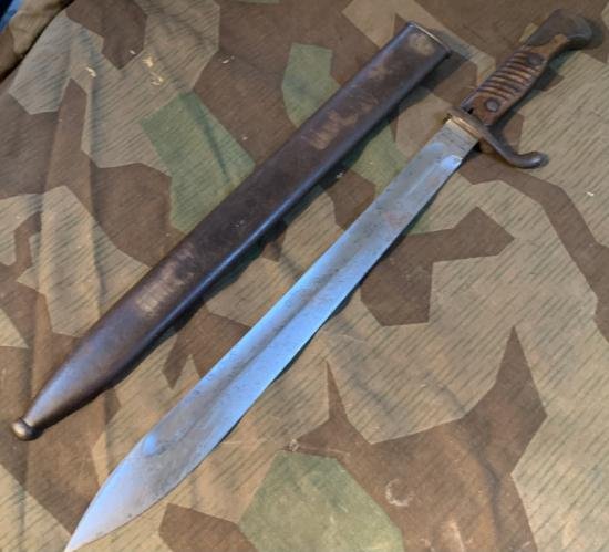 WW1 German G98 Mauser Bayonet In scabbard — image 6