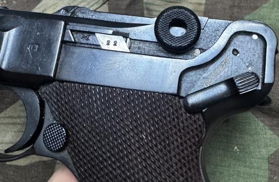 Deactivated 1938 S/42 Luger P.08 Pistol — image 6