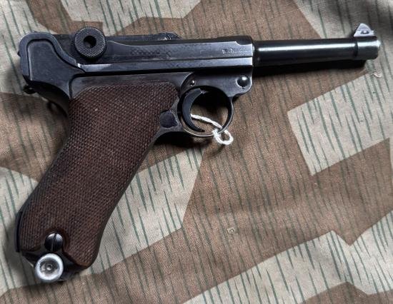 Deactivated S/42 1937 Luger Pistol — image 6