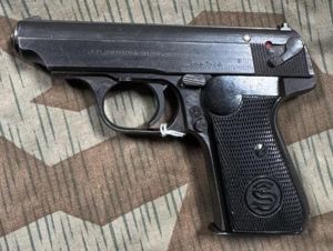 Deactivated WW2 German Sauer 38 Pistol