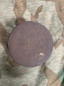 German 12cm Mortar Charge Pot