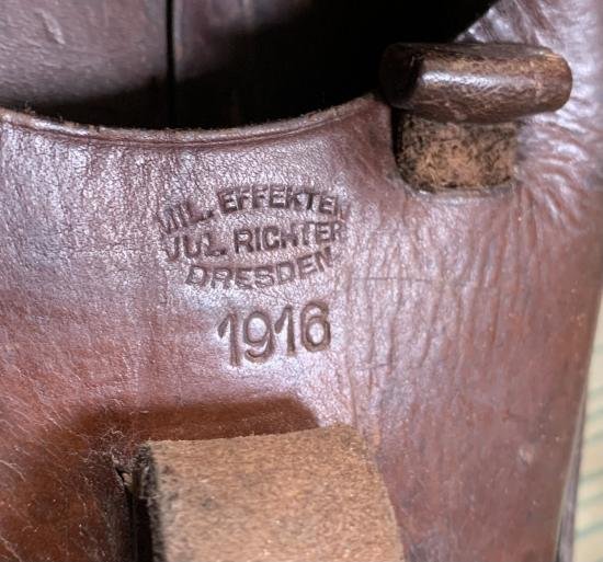 WW1 Artillery Luger Holster Stock Rig Set — image 5