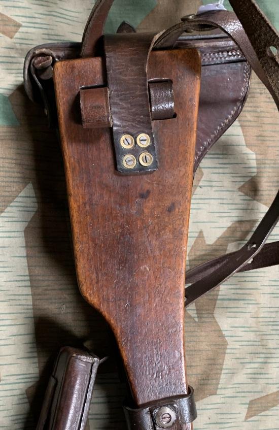 WW1 Artillery Luger Holster Stock Rig Set — image 6