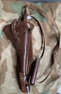WW1 Artillery Luger Holster Stock Rig Set
