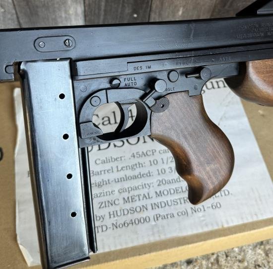 Hudson PFC Replica Thompson M1A1 Smg — image 4