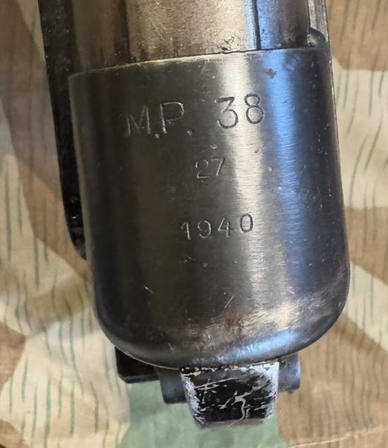 Deactivated MP38/40 WW2 German SMG — image 2