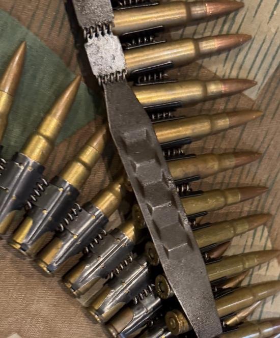 Inert belted 7.92mm MG34/42 Rounds — image 2
