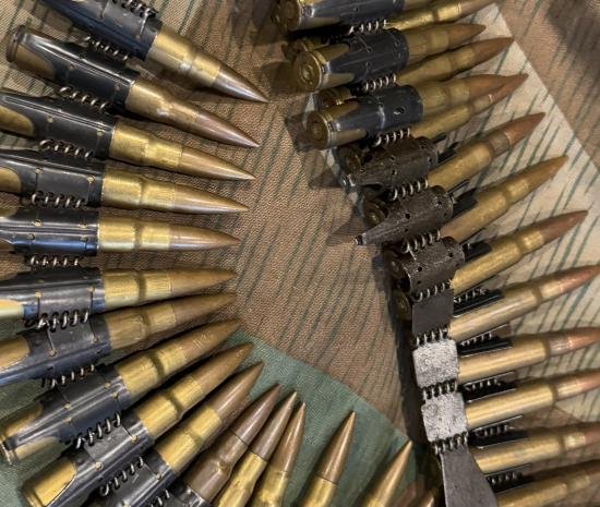 Inert belted 7.92mm MG34/42 Rounds — image 3