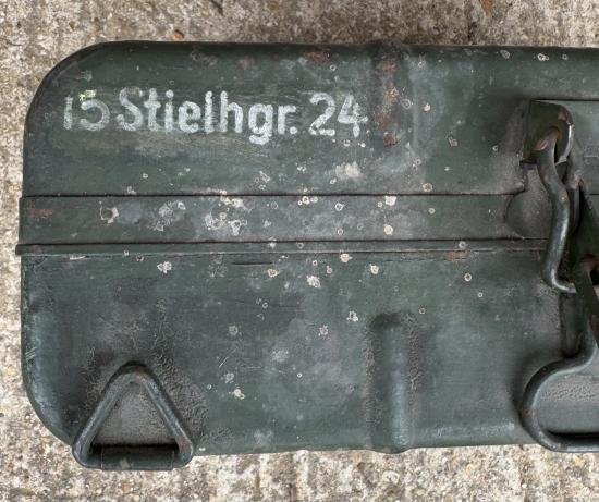 WW2 German M24 Stick grenade box with rack — image 2