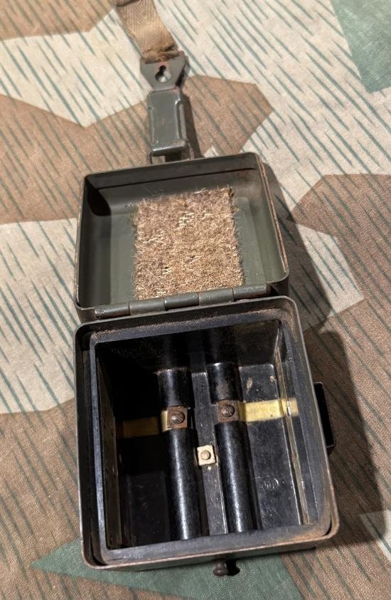 WW2 German Battery Box WaA Marked — image 5