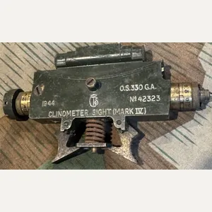 WW2 Vickers MG clinometer