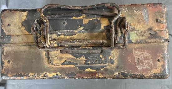 German 5cm Mortar Round Box with dummy rounds — image 2