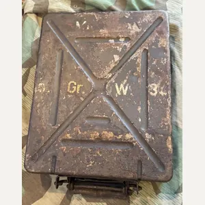 WW2 German 8cm Mortar Round Box