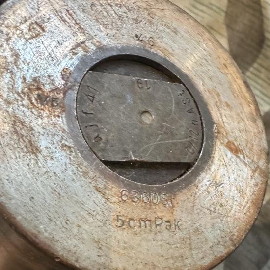 Inert WW2 German 5cm PAK Round — image 4