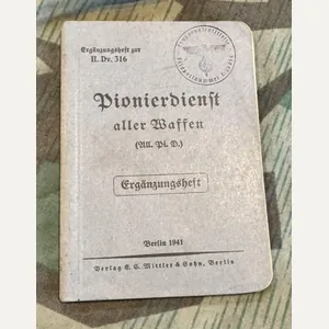 WW2 German Pioneer Manual 1941