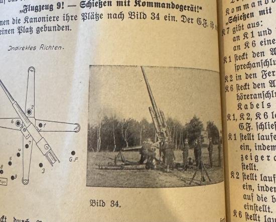 WW2 German Flak Artillery Manual 88mm Flak — image 4