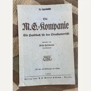 Die MG Kompanie WW2 German Manual