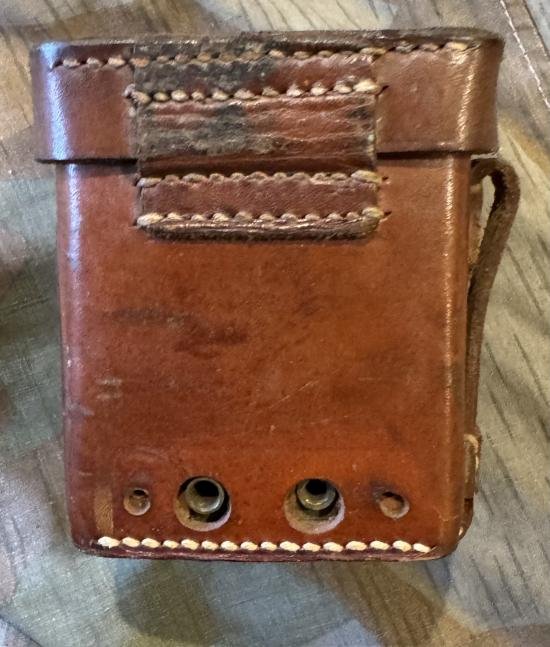 WW2 German MG34/42 Leather Battery Box — image 3