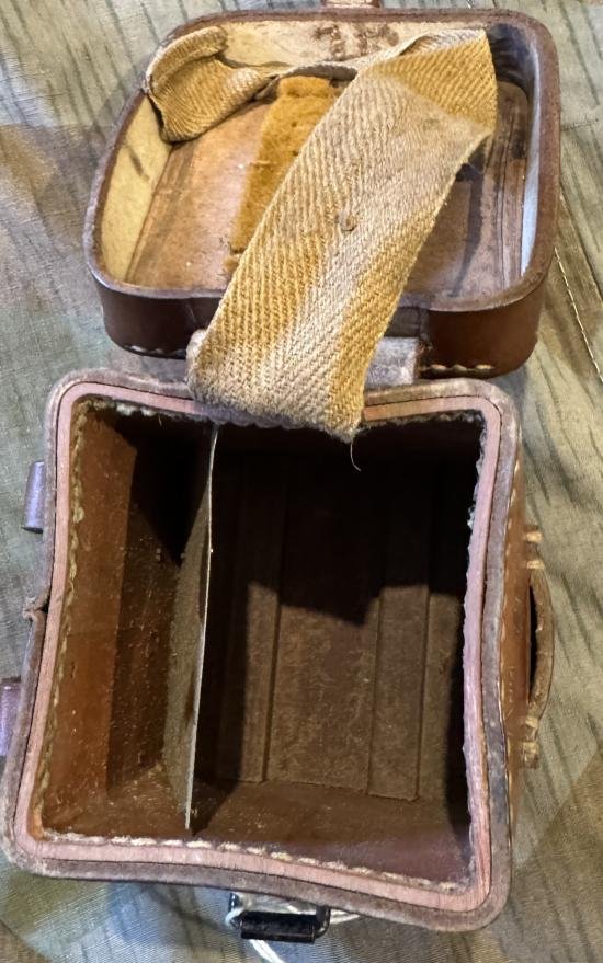 WW2 German MG34/42 Leather Battery Box — image 6