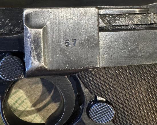 Deactivated WW2 German P.08 Luger Pistol — image 4