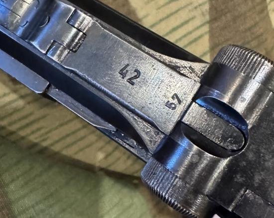 Deactivated WW2 German P.08 Luger Pistol — image 6