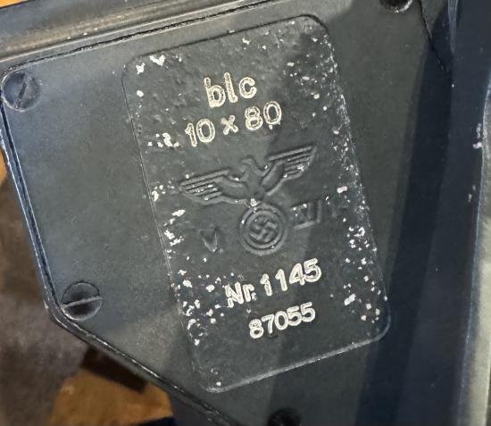 Rare Carl Zeiss Kriegsmarine 10x80 Binoculars — image 8