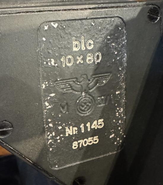 Rare Carl Zeiss Kriegsmarine 10x80 Binoculars — image 9