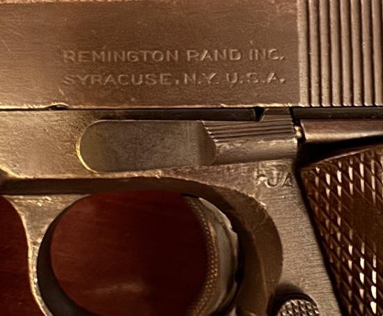 Deactivated US Army Remington 1911 .45 Pistol — image 2