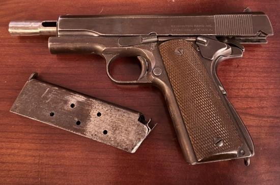Deactivated US Army Remington 1911 .45 Pistol — image 5
