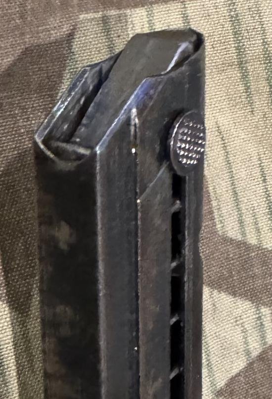 WW2 German P08 Luger 'Black Widow' Magazine — image 6