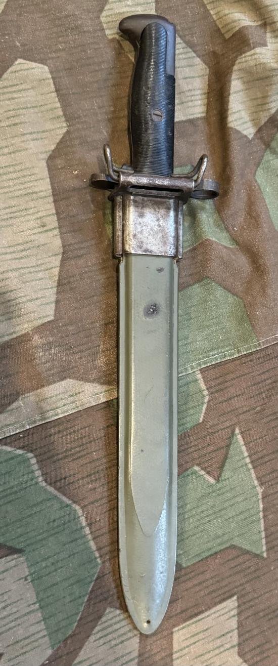 WWII US M1 GARNAD BAYONET & SCABBARD — image 3