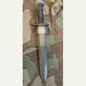 WWII US M1 GARNAD BAYONET & SCABBARD