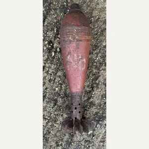 WW2 Inert German 8cm Mortar Smoke Round