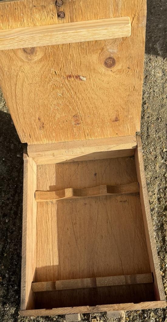 WW2 Inert German 8cm Mortar Round Box — image 5