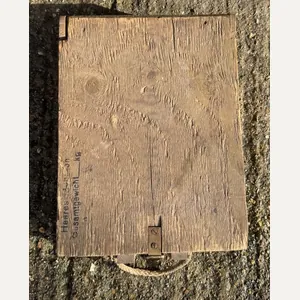 WW2 Inert German 8cm Mortar Round Box