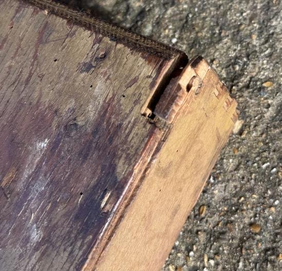 WW2 Inert German 8cm Mortar Round Box — image 3