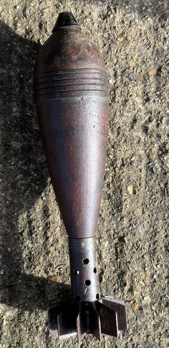 WW2 Inert German 8cm Mortar Round — image 5