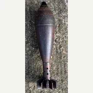 WW2 Inert German 8cm Mortar Round