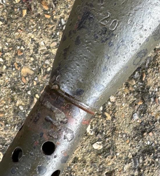 WW2 Inert German 8cm Bouncing Mortar Round — image 5