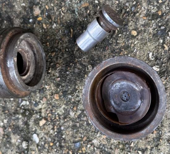 WW2 Inert German 8cm Bouncing Mortar Round — image 6