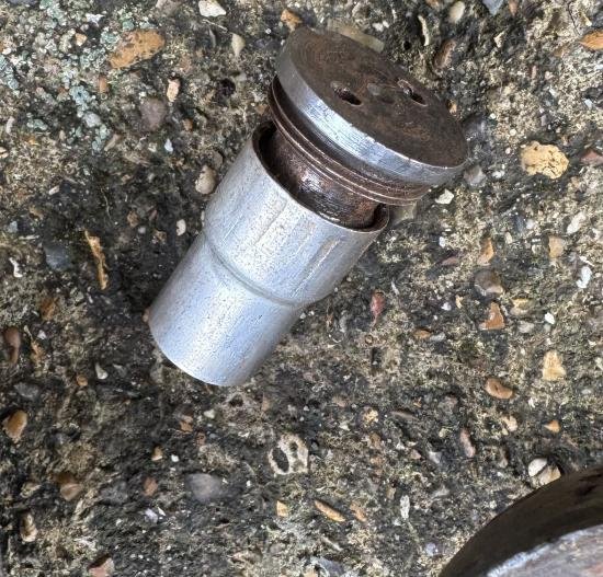 WW2 Inert German 8cm Bouncing Mortar Round — image 8