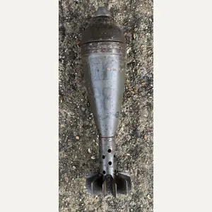 WW2 Inert German 8cm Bouncing Mortar Round