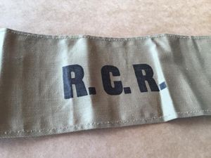 WW2 Australian Rifle Club Regiment / Reserve VDC Armband